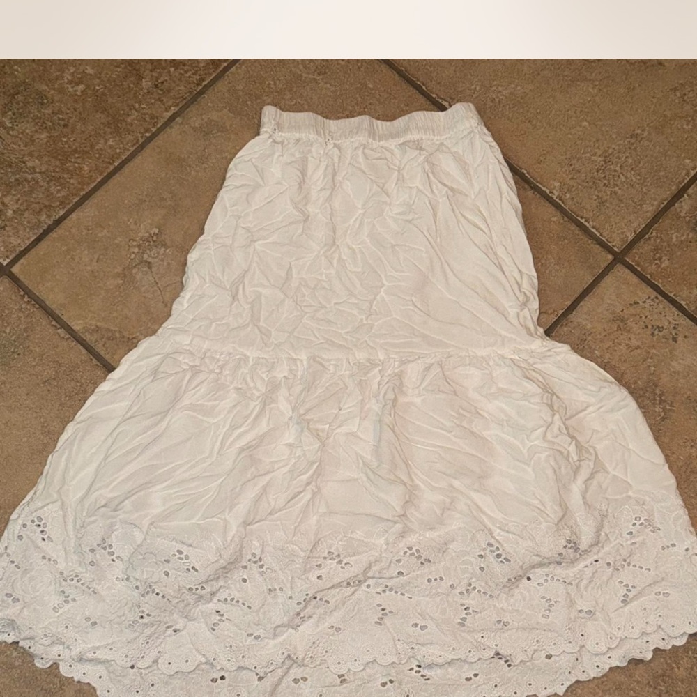 White maxi Skirt